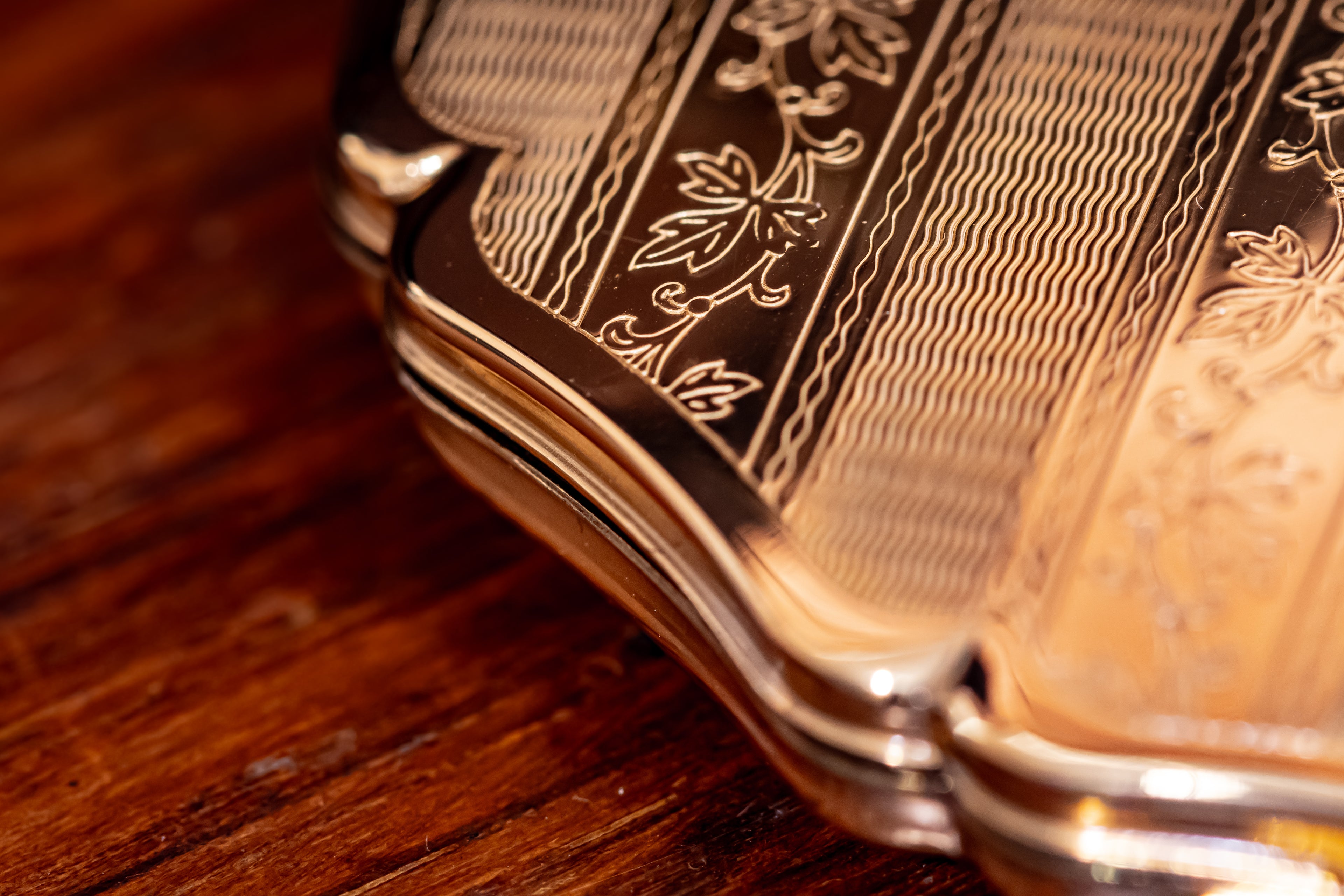Stratton Empress Gold-Tone Powder Compact, New, Made in England, Original Box