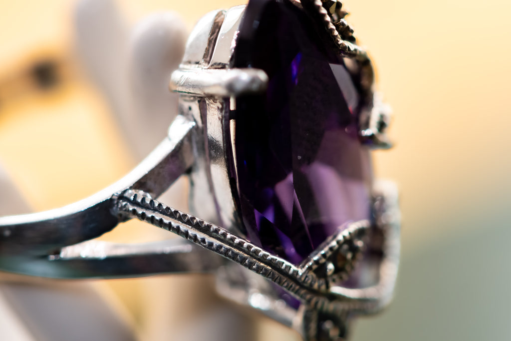 Art Deco Amethyst Ring