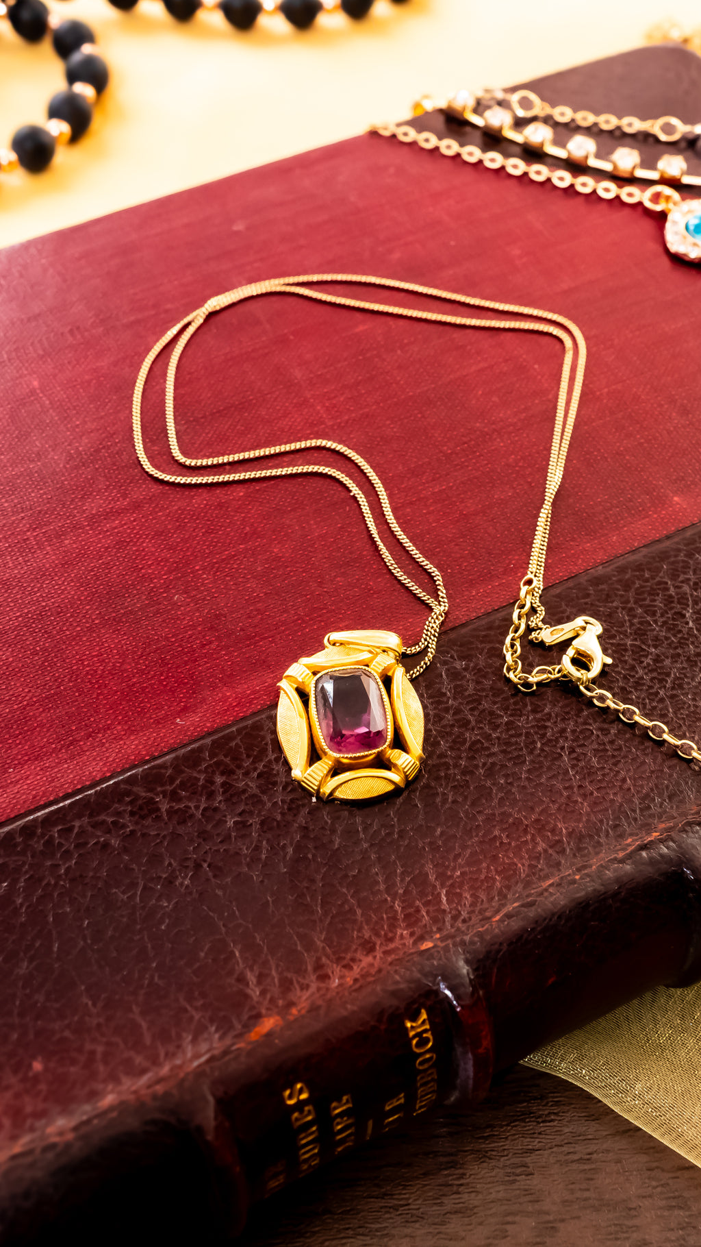 Gold Vermeil Amethyst Pendant
