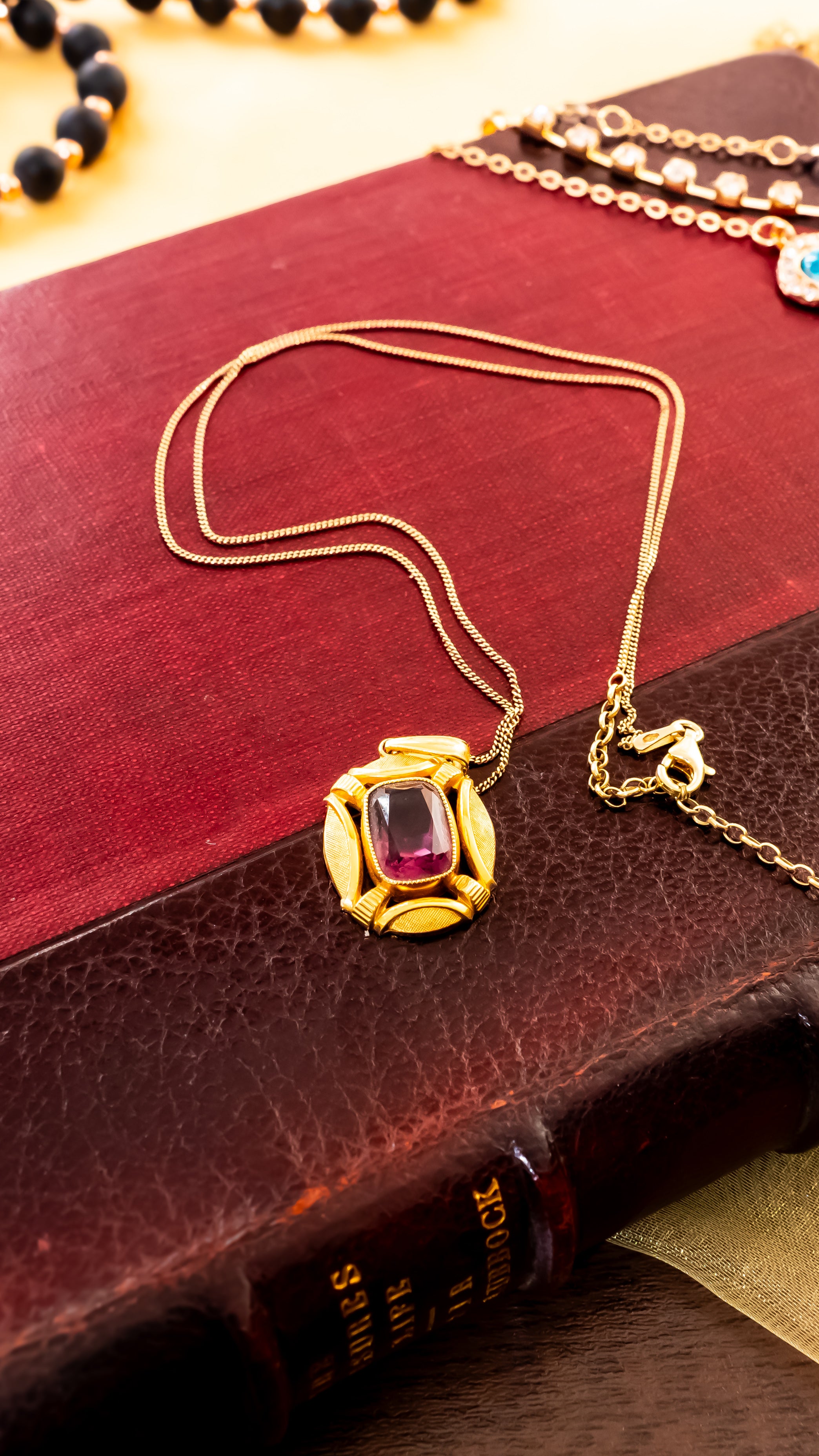 Gold Vermeil Amethyst Pendant