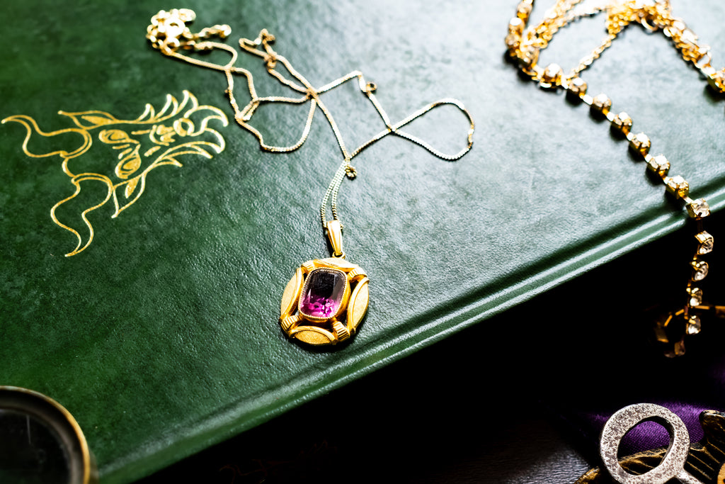 Gold Vermeil Amethyst Pendant