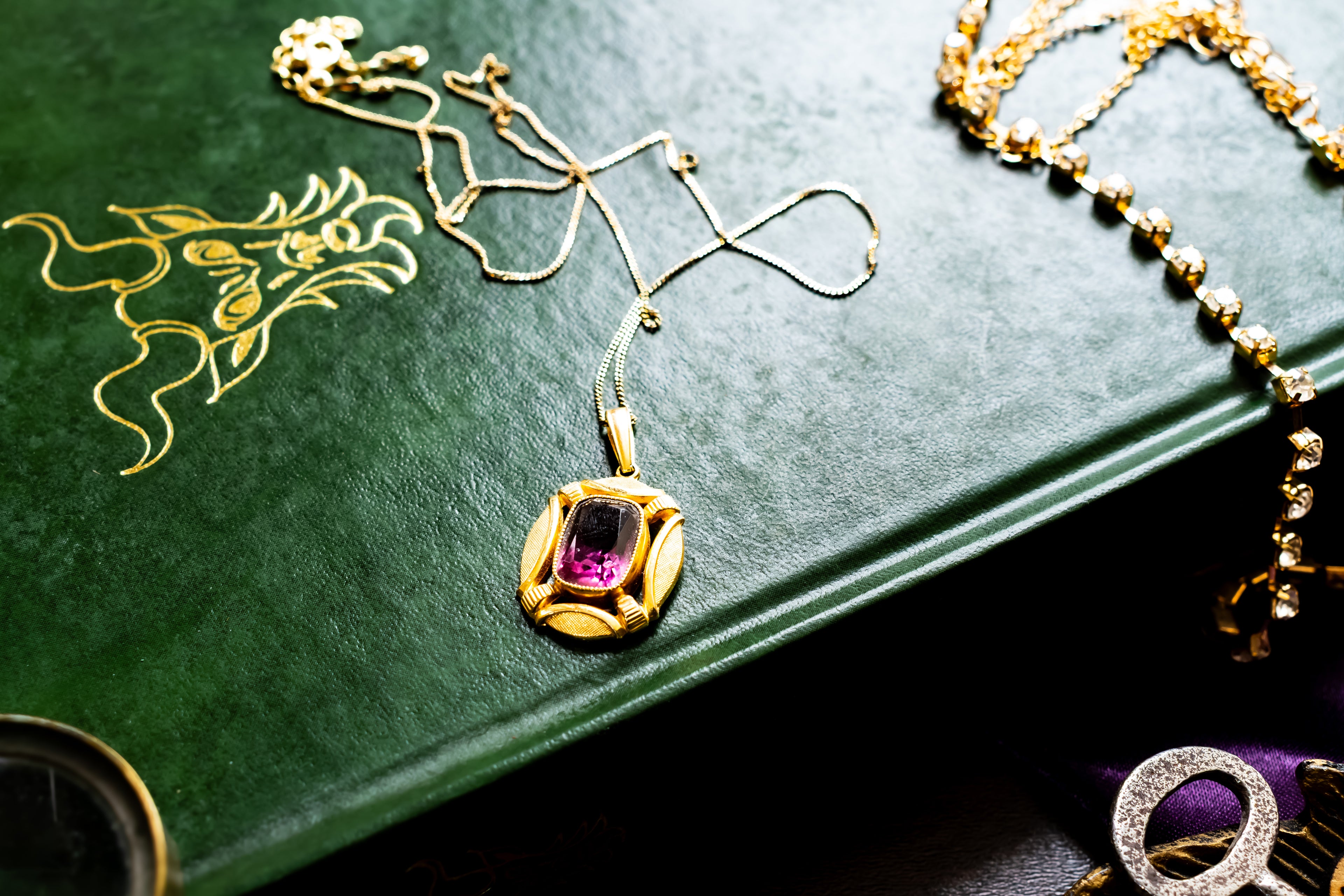 Gold Vermeil Amethyst Pendant