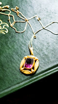 Gold Vermeil Amethyst Pendant
