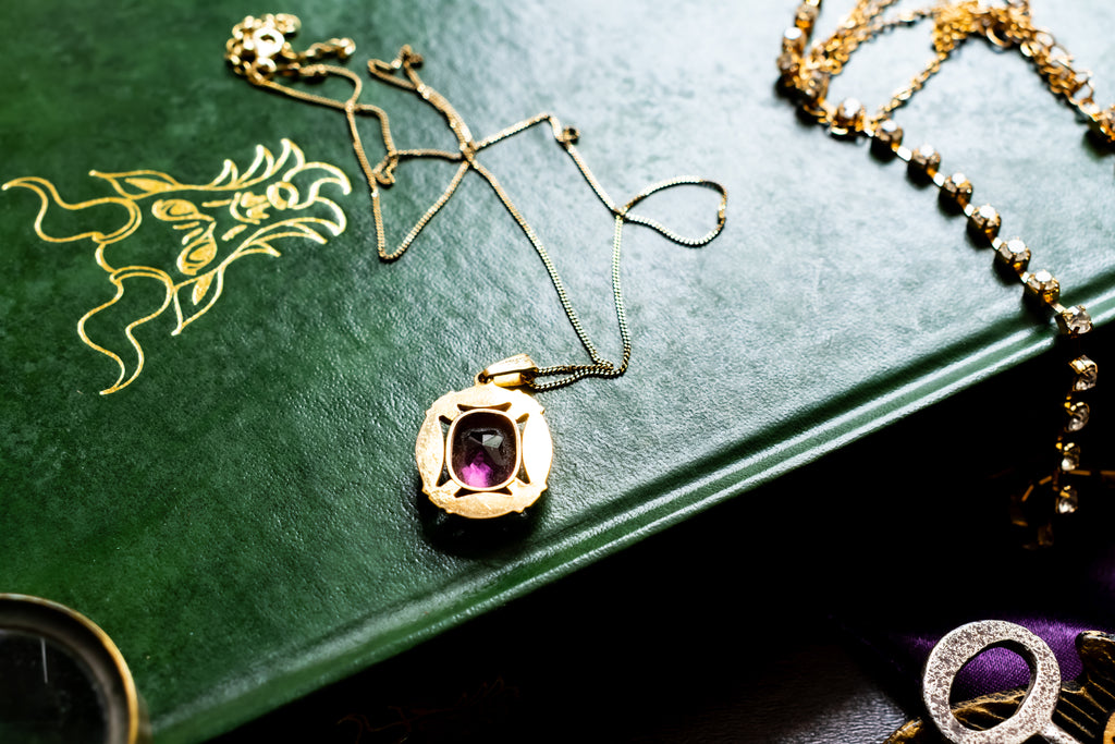 Gold Vermeil Amethyst Pendant