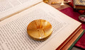 Kigu Mini Powder Compact, English Enamel Vanity Compact, New