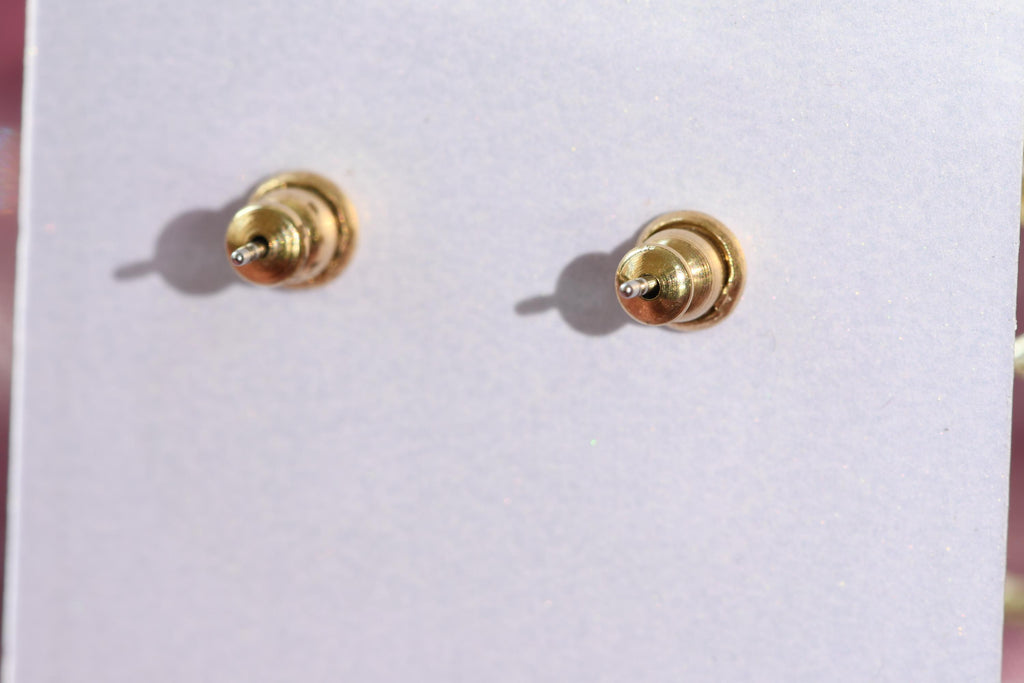 Vintage Trifari Gold Tone Rhinestone Swirl Earrings, Signed Designer Costume Jewelry