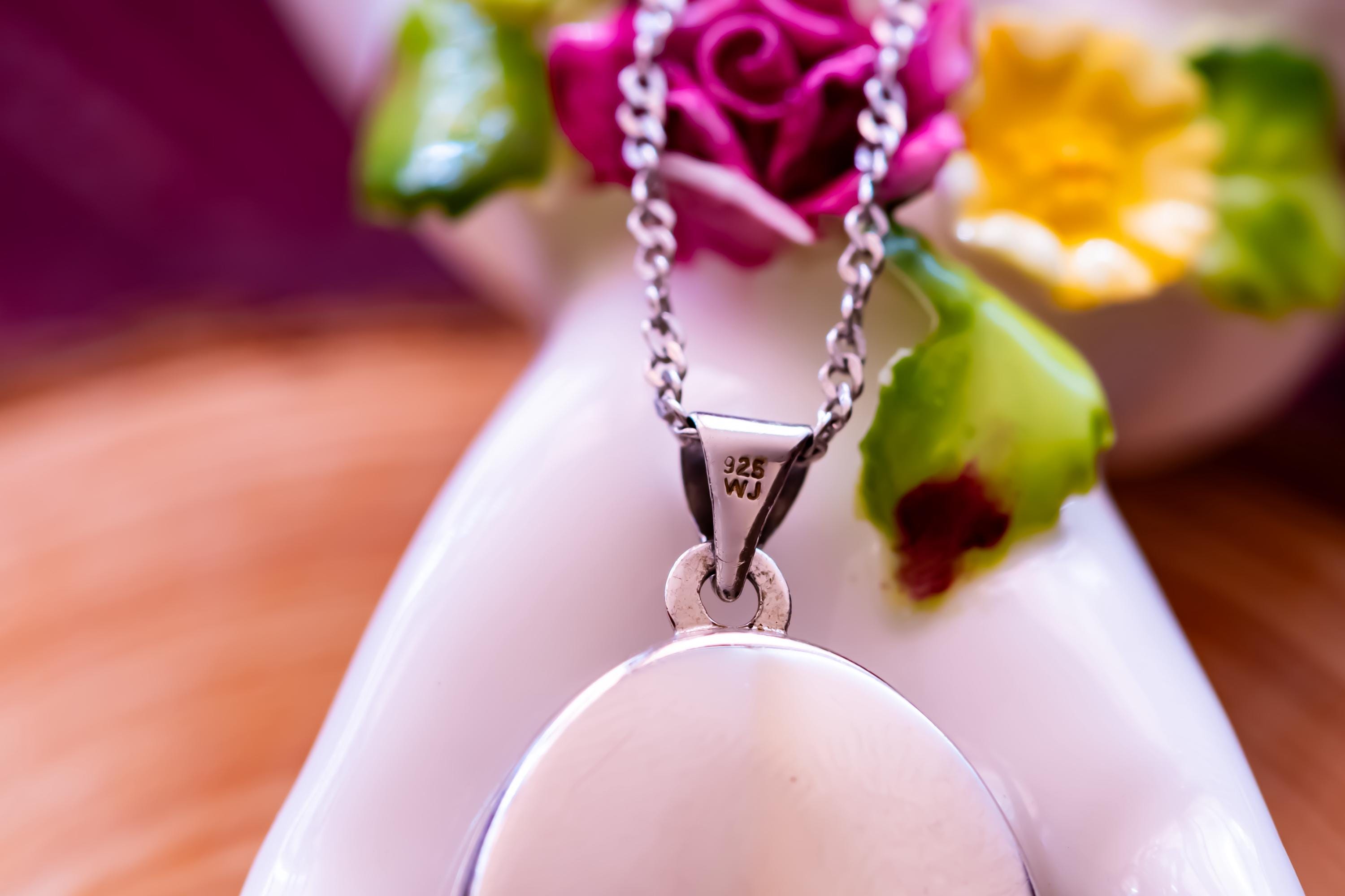 Vintage Sterling Silver Floral Locket Necklace: Dune Rose Coastal Pendant, Sea Witch Keepsake