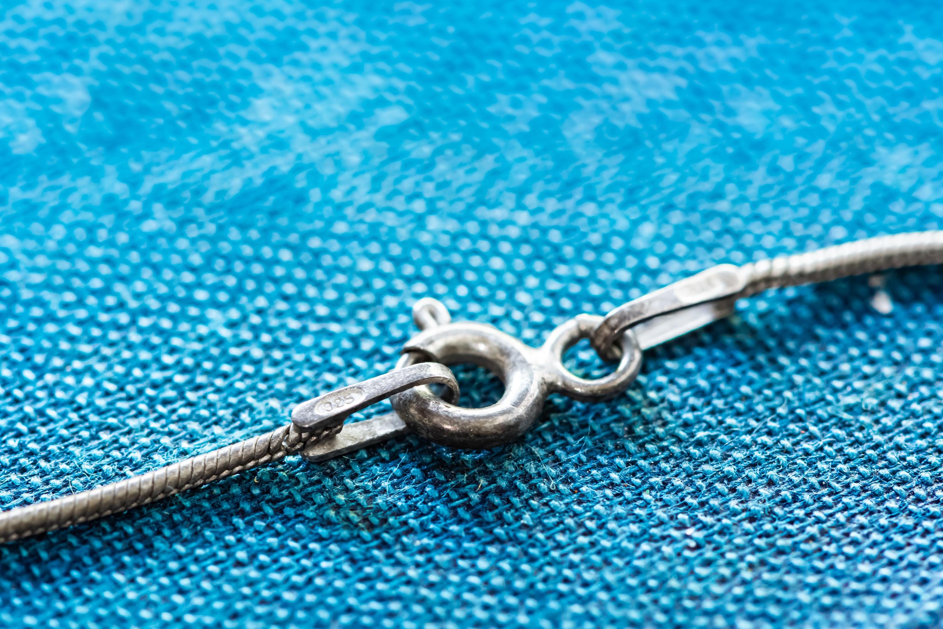 Vintage 925 Sterling Silver Turquoise Necklace, Geometric Seafoam Pendant, Snake Chain