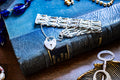 Vintage 1980 Sterling Silver Gate Bracelet, London Hallmarked Heart Padlock Bracelet