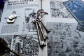 Antique Cast Iron Skeleton Keys Bundle, Set of 3, Witchy Altar Tools