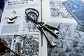 Antique Cast Iron Skeleton Keys Bundle