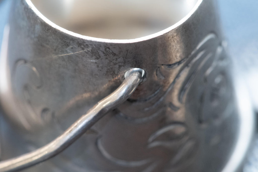Antique Sterling Silver Miniature Pail
