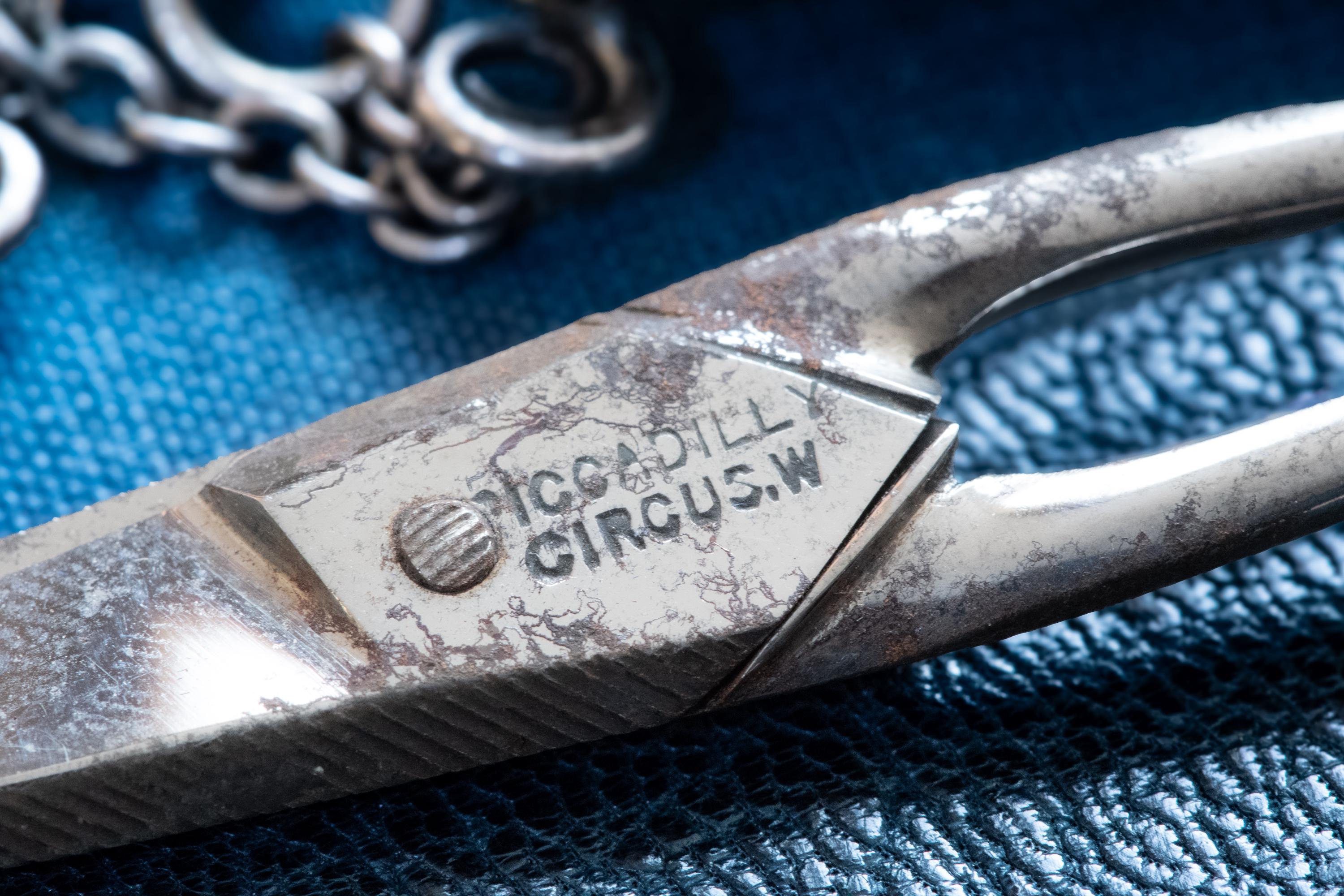 Antique Sterling Silver Chatelaine Scissors
