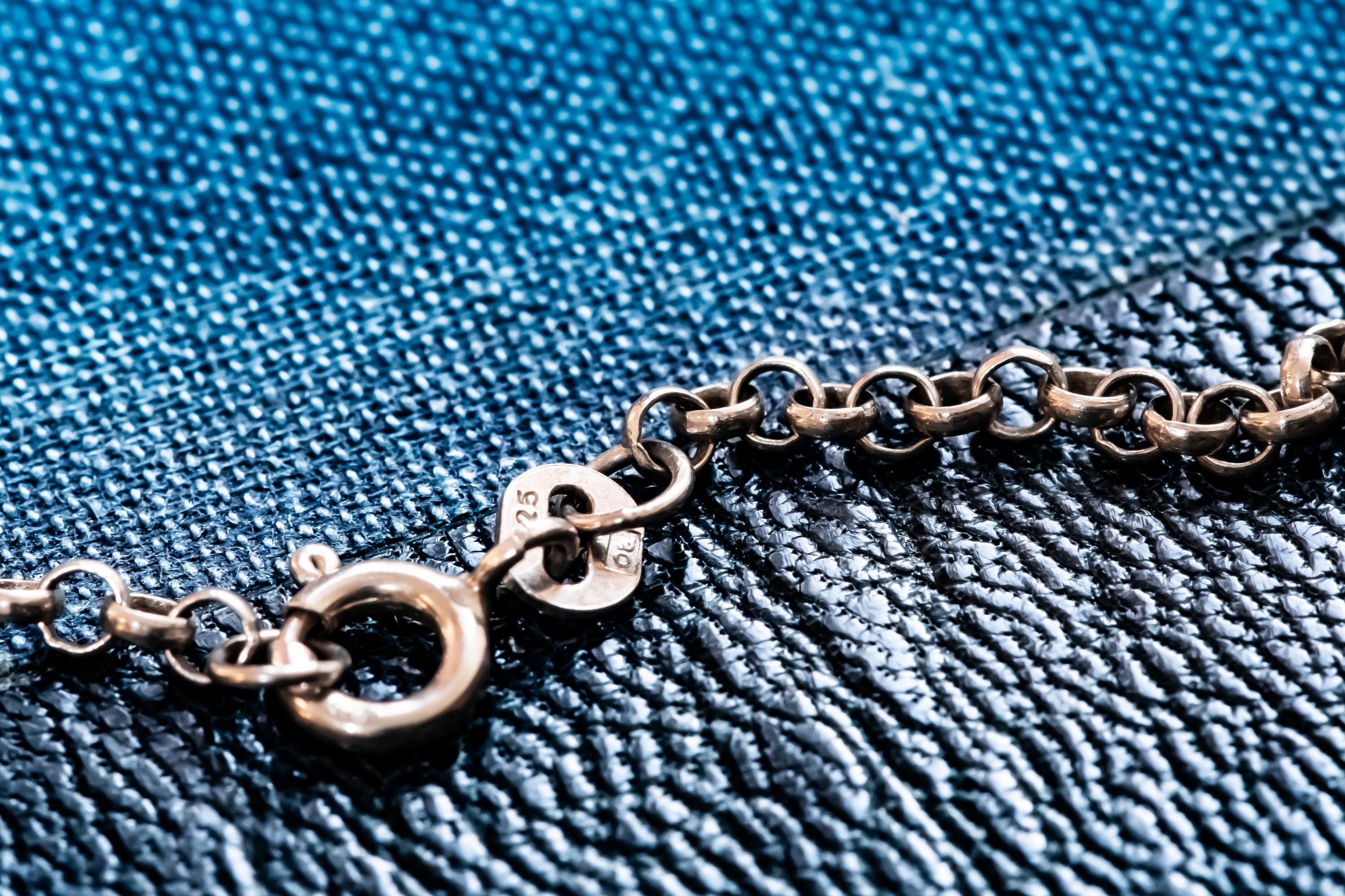 Vintage Sterling Silver Egyptian Cartouche Necklace, Oxidized Hieroglyph Amulet, Dark Academia Talisman.