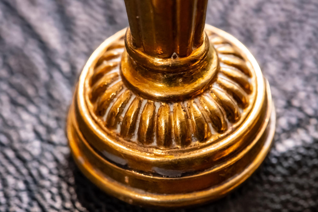 Antique Brass & Bloodstone Wax Seal Stamp. Unengraved Desk Curio, Dark Academia Blank Matrix.