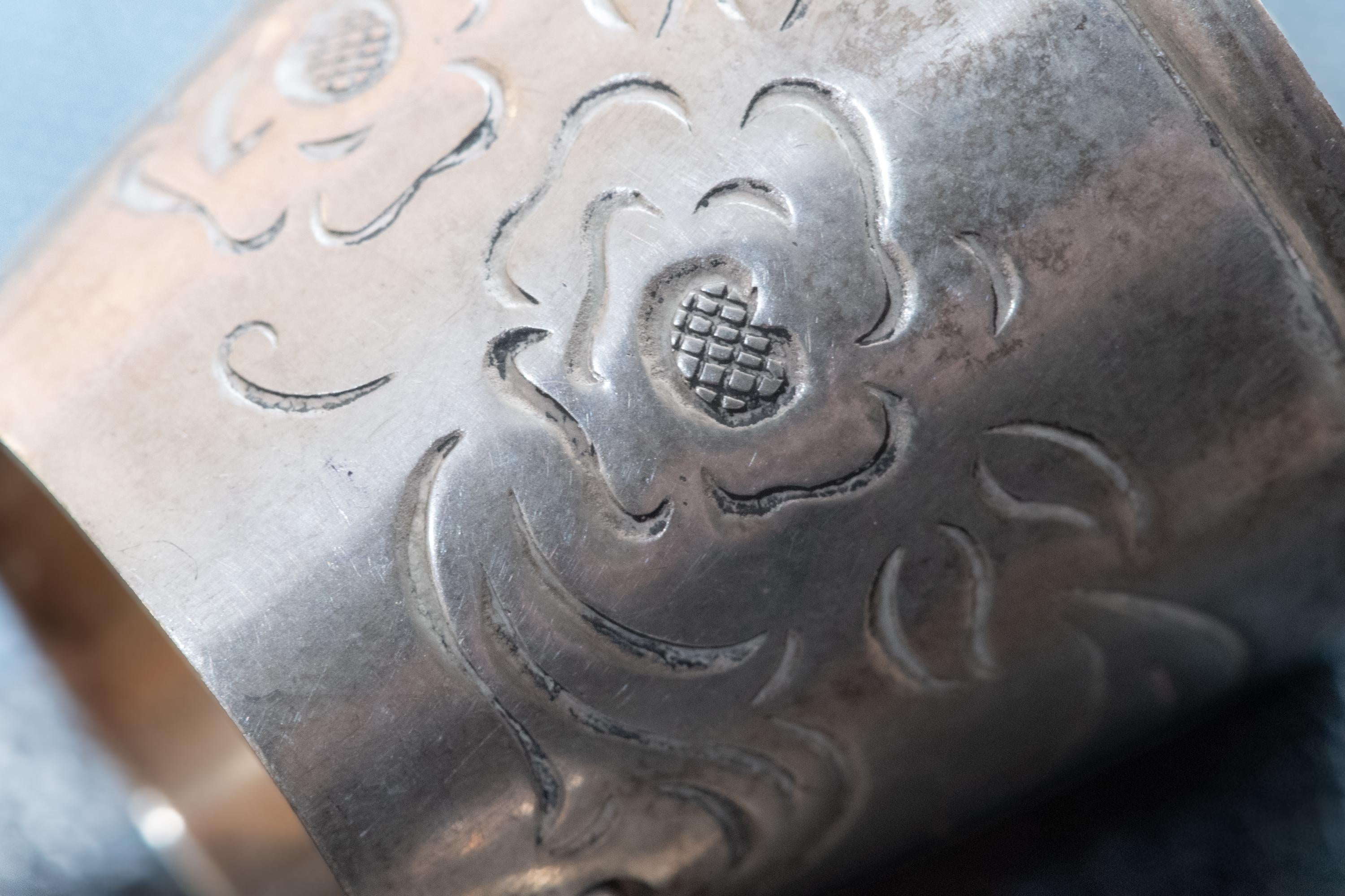 Antique Sterling Silver Miniature Pail