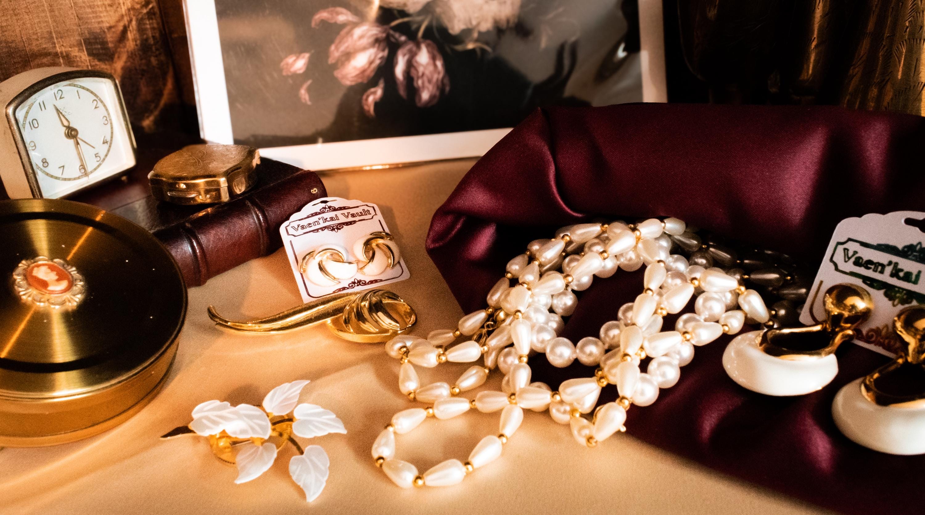 Vintage Jewelry Mystery Pouches, Curated Aesthetic Vintage Jewelry Bundle.