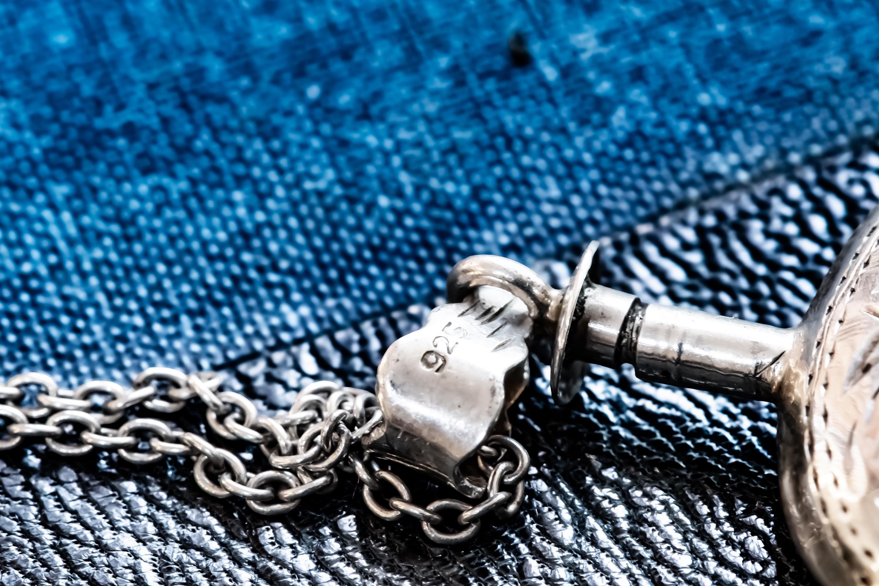 Sterling Silver Perfume Vial Necklace. Victorian Bottle Pendant, Dark Academia Potion Charm.