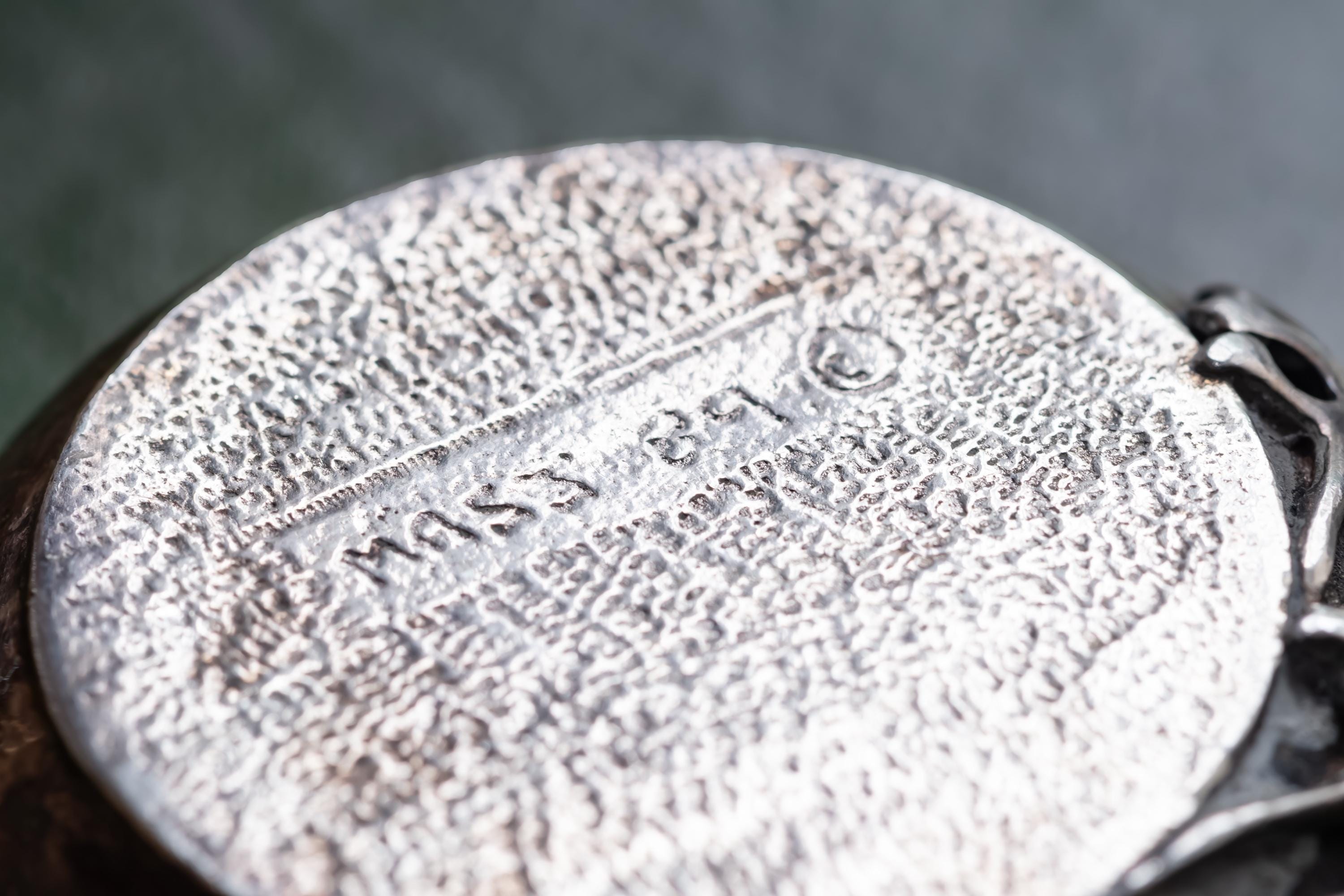 Vintage 1989 Silver Scenes Poppy & Bee Trinket Pot | Nature Academia Botanical Box