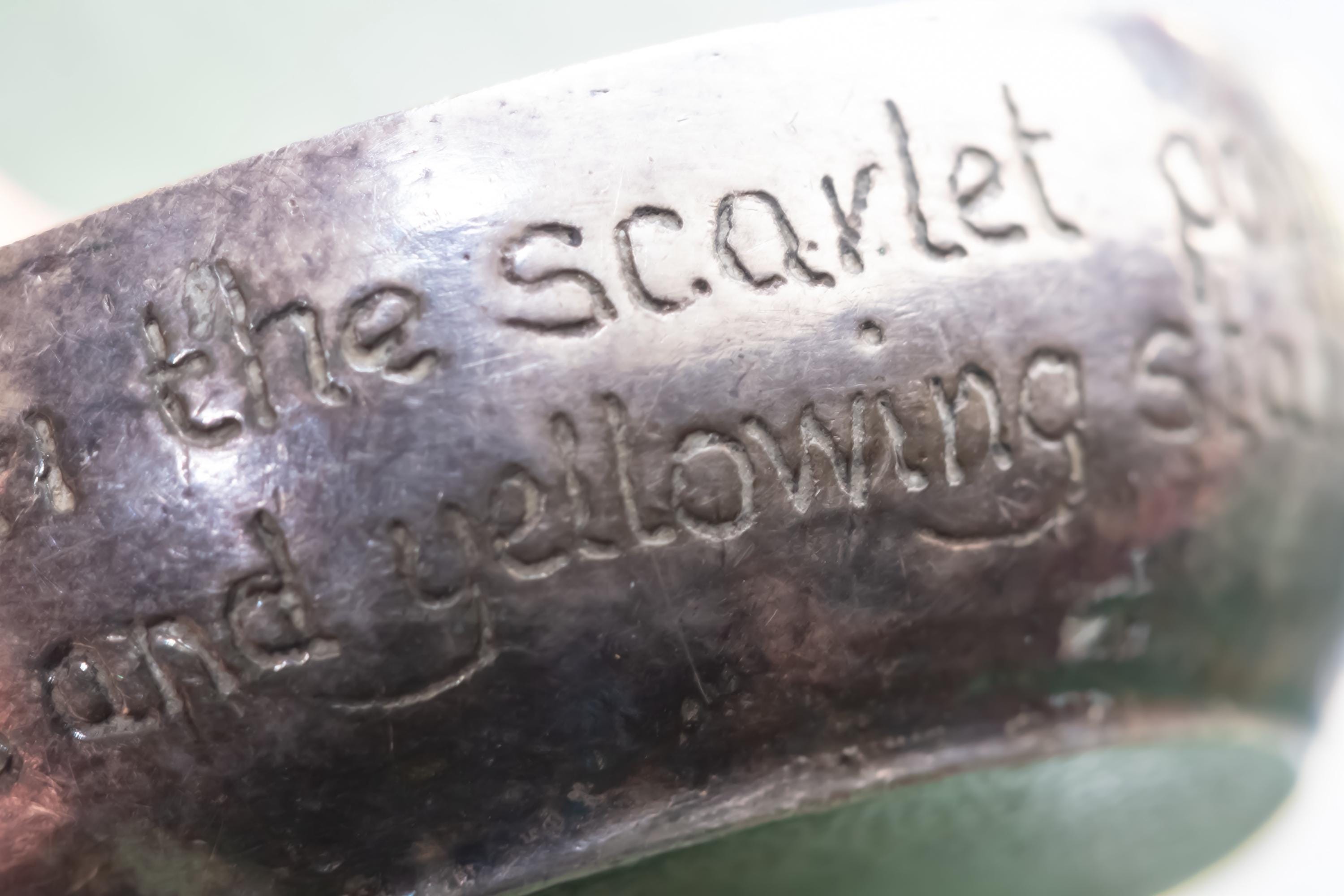 Vintage 1989 Silver Scenes Poppy & Bee Trinket Pot | Nature Academia Botanical Box
