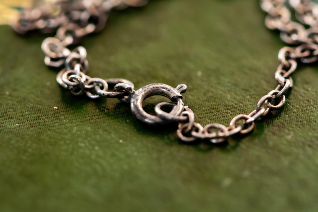 2000s Hallmarked Edinburgh Scottish Silver Celtic Knot Necklace | Witchy Pagan Talisman