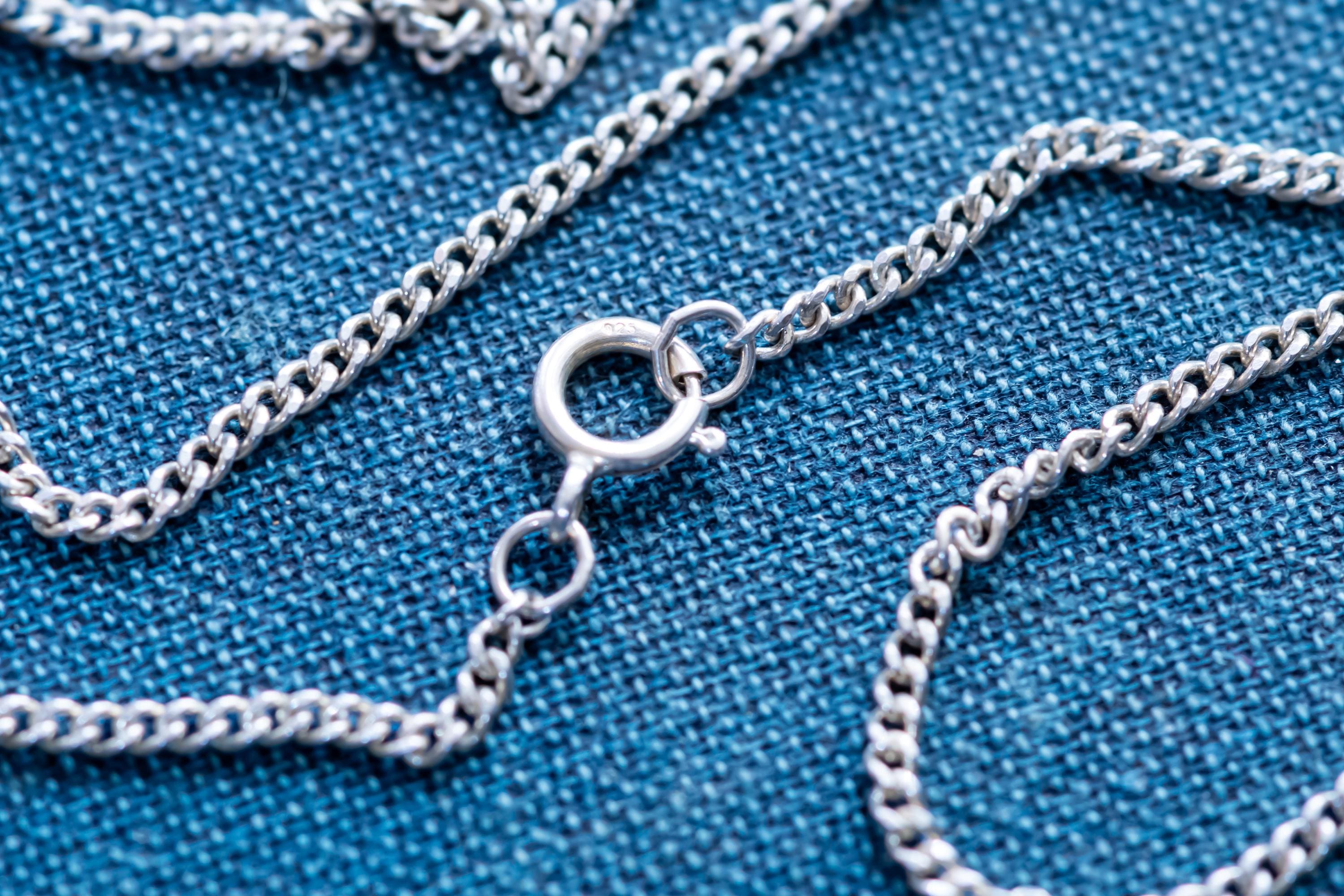 Vintage 925 Sterling Silver Blue Topaz Teardrop Necklace | Whimsigoth Talisman